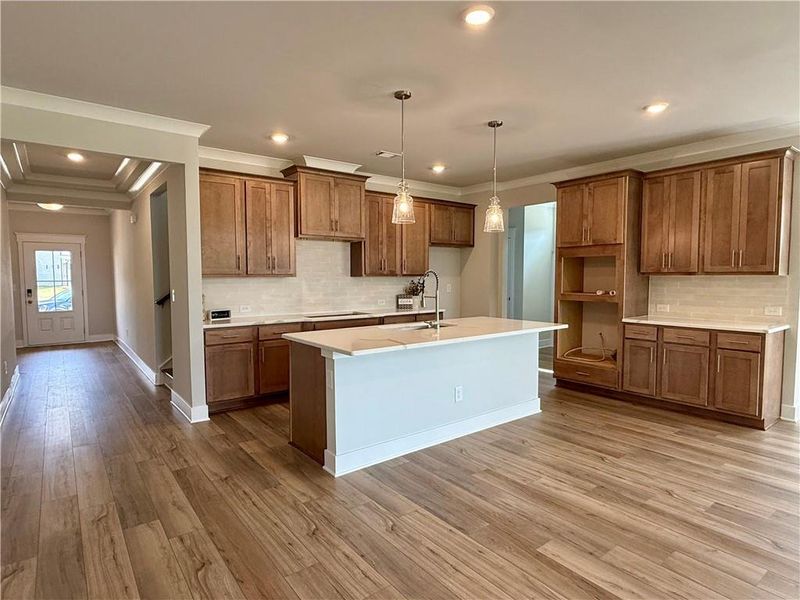 Furnished interior view inside a new home in Ponderosa Farms Reserve, Gainesville (Image 9).