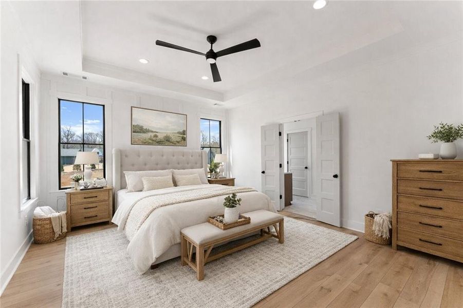 Furnished interior view inside a new home in , Gainesville (Image 21).