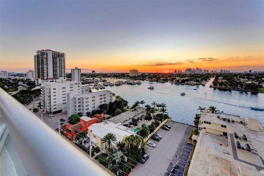 Sunset view & Marina
