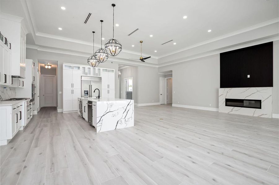 Furnished interior view inside a new home in , Port St. Lucie (Image 6).