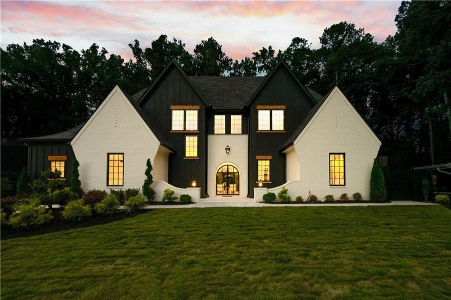 Front exterior of a new home in , Atlanta, GA, highlighting curb appeal (Image 34).