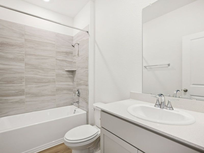 Furnished interior view inside a new home in Prairie Winds - Boulevard Collection, Hutto (Image 7).