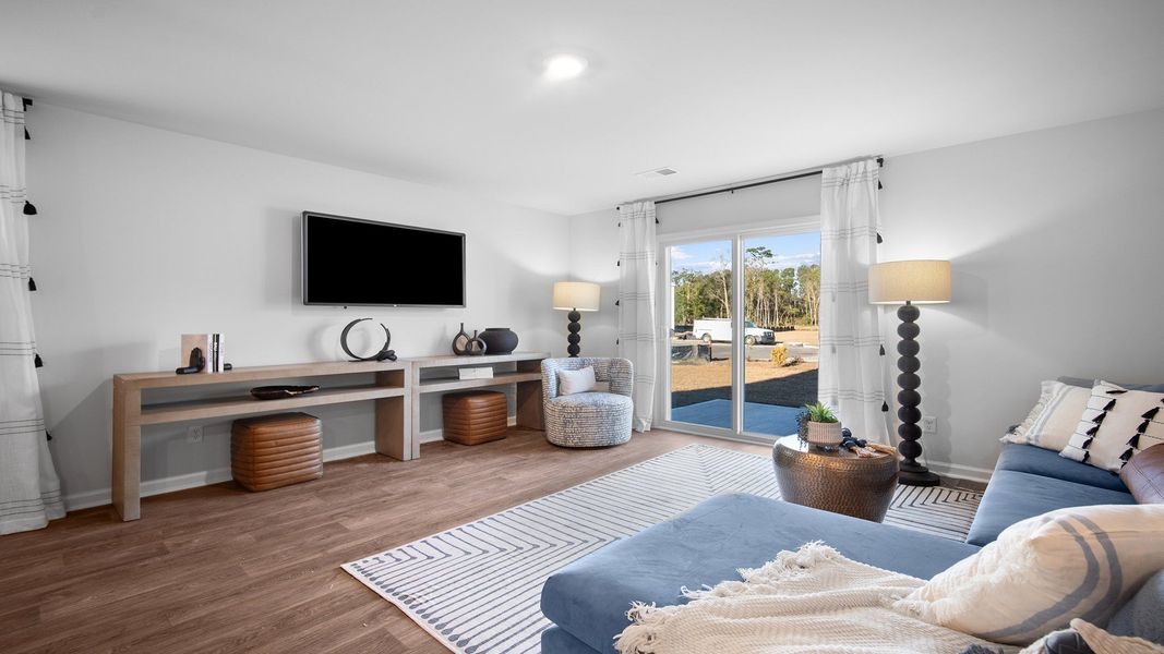 Furnished interior view inside a new home in The Groves at Bees Creek, Ridgeland (Image 19).