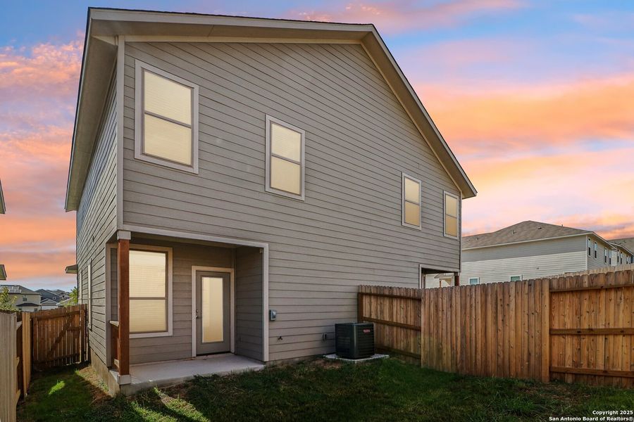 Exterior details and patio area of a home in , San Antonio (Image 34).