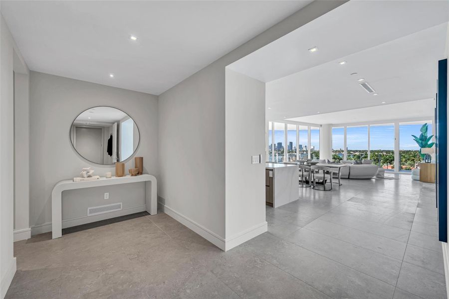 entry hall from elevator