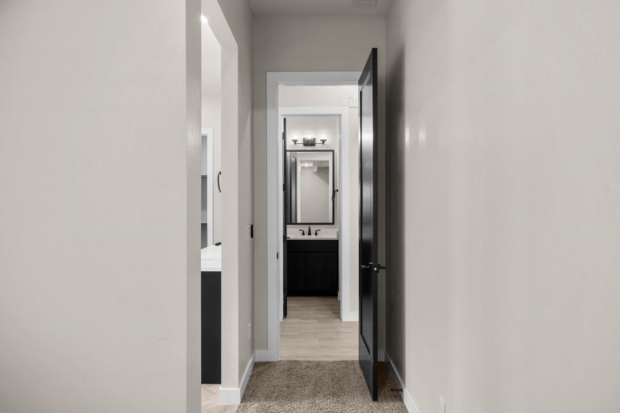 Representative furnished interior of a home built from the Pebble Beach- II by LEH. Homes in Hillside Unit 6, El Paso (Image 6). Representative furnished interior of a home built from the Pebble Beach- II by LEH. Homes in Hillside Unit 6, El Paso (Image 6).