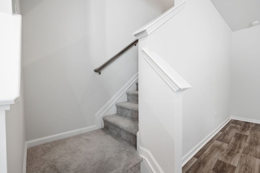 Spacious, unfurnished interior of a new home in Carpenter Falls, Durham (Image 20). Spacious, unfurnished interior of a new home in Carpenter Falls, Durham (Image 20).