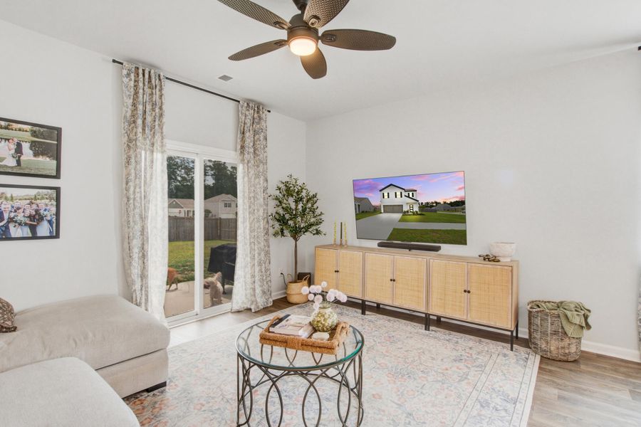 Furnished interior view inside a new home in , Summerville (Image 40). Furnished interior view inside a new home in , Summerville (Image 40).