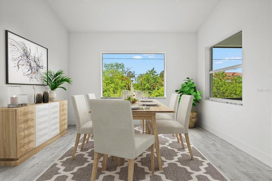 Furnished interior view inside a new home in , Englewood (Image 17).