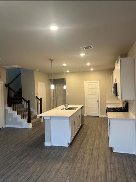 Furnished interior view inside a new home in McClendon Park Village, Houston (Image 4).