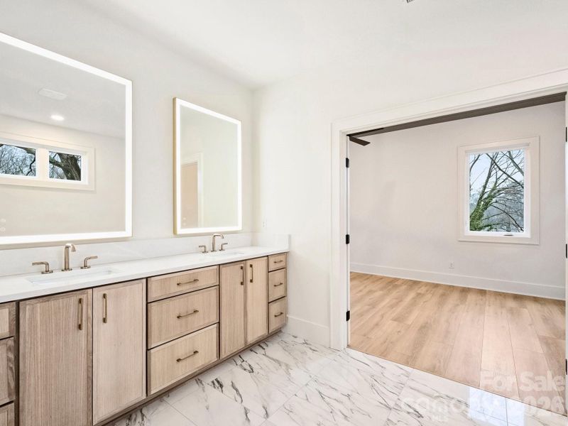 Furnished interior view inside a new home in , Charlotte (Image 8).