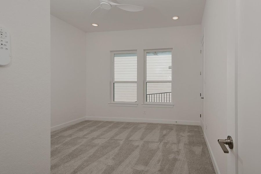 Spacious, unfurnished interior of a new home in Lake Breeze, Willis (Image 21). Spacious, unfurnished interior of a new home in Lake Breeze, Willis (Image 21).