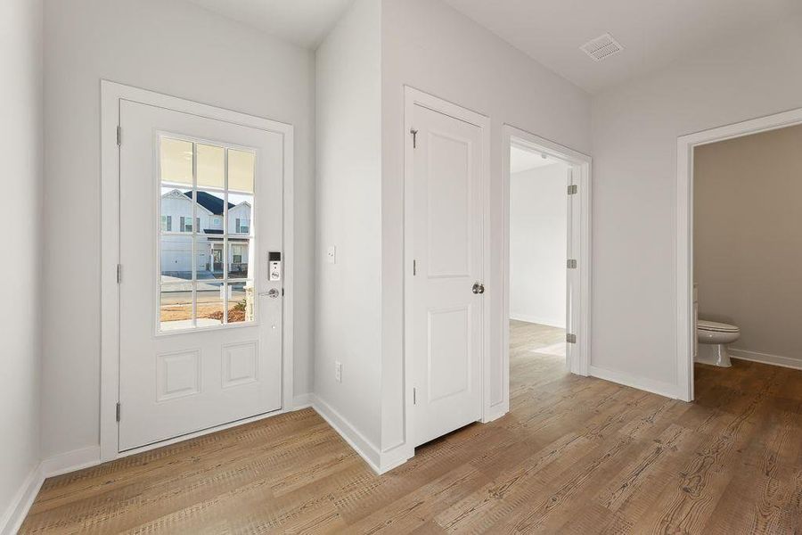 Spacious, unfurnished interior of a new home in Reserve at Gum Springs, Jefferson (Image 12). Spacious, unfurnished interior of a new home in Reserve at Gum Springs, Jefferson (Image 12).
