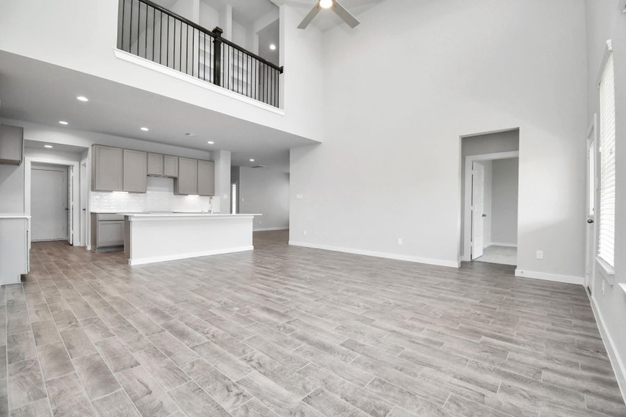 Sample photo of completed home with similar floor plan. Actual colors and selections may vary.