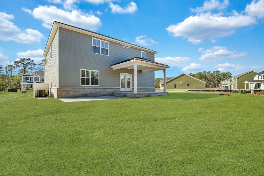 Representative exterior photo of a completed home built from the Nantucket Signature by Ernest Homes in Wexford, Richmond Hill, GA (Image 19). Representative exterior photo of a completed home built from the Nantucket Signature by Ernest Homes in Wexford, Richmond Hill, GA (Image 19).