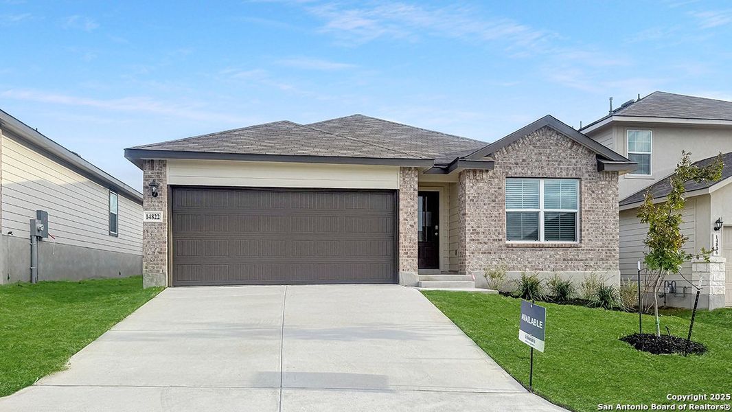 Exterior details and patio area of a home in Stonehill, San Antonio (Image 2). Exterior details and patio area of a home in Stonehill, San Antonio (Image 2).