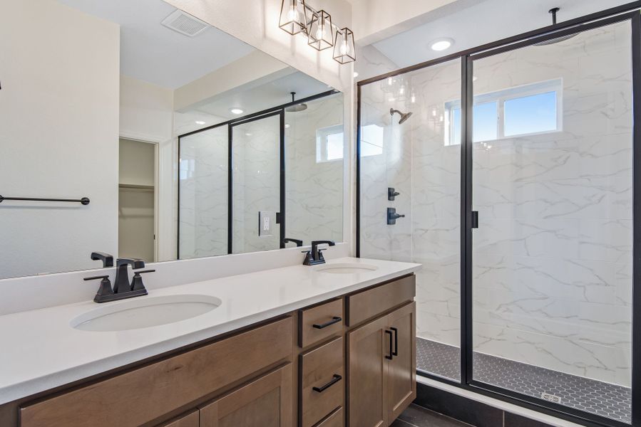 Furnished interior view inside a new home in Sterling Ranch, Littleton (Image 16).