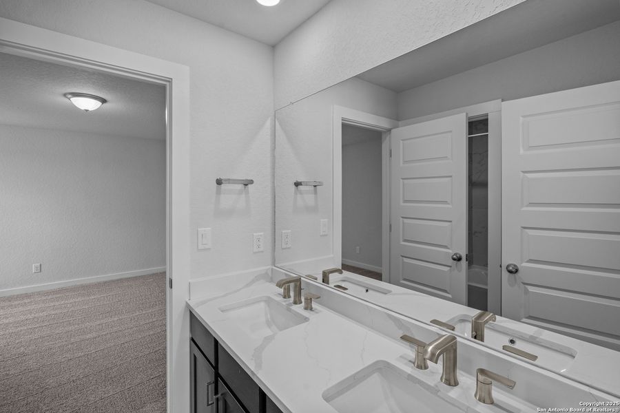 Furnished interior view inside a new home in August Fields, New Braunfels (Image 9). Furnished interior view inside a new home in August Fields, New Braunfels (Image 9).