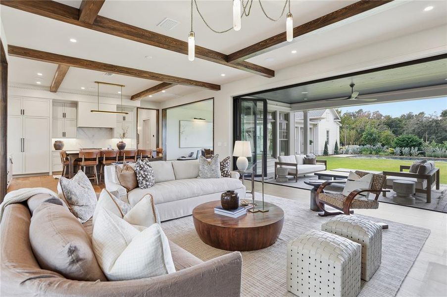 Furnished interior view inside a new home in , Oakland (Image 48).