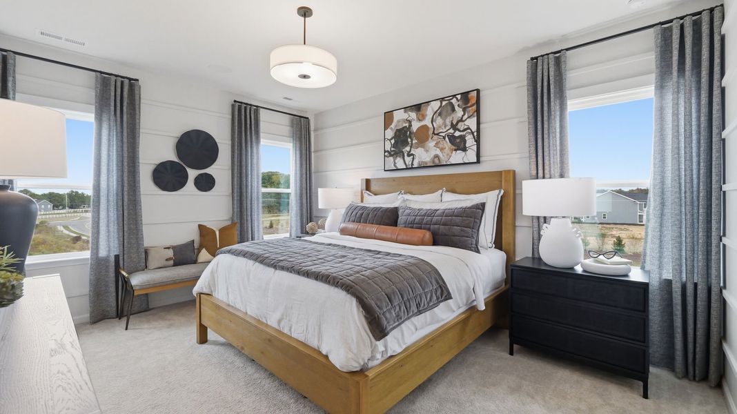 Furnished interior view inside a new home in Fallbrook Townhomes, Indian Trail (Image 14). Furnished interior view inside a new home in Fallbrook Townhomes, Indian Trail (Image 14).