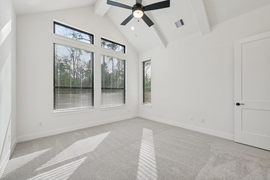Representative unfurnished interior of a home built from the Summerton by Chesmar Homes in Berry Creek Highlands, Georgetown (Image 11).