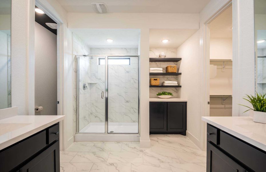 Representative Primary Bathroom - some options shown