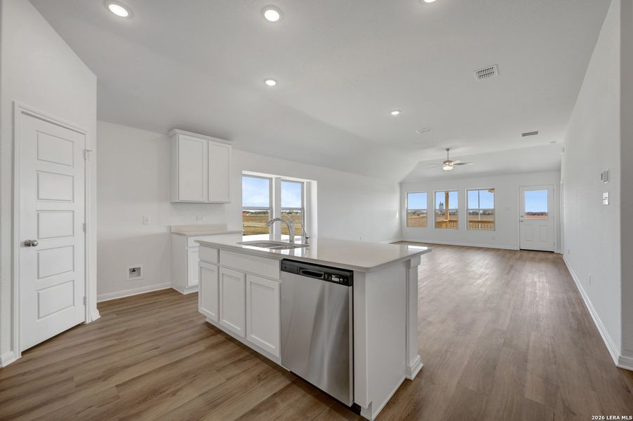 Furnished interior view inside a new home in Greenspoint Heights, Seguin (Image 9).