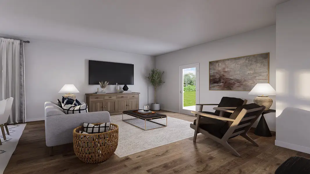 Furnished interior view inside a new home in The Cove at Mallard Crossing, Summerville (Image 5).