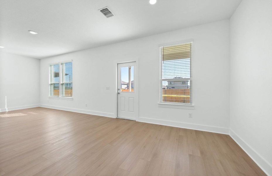 Spacious, unfurnished interior of a new home in Crosswinds, Kyle (Image 24). Spacious, unfurnished interior of a new home in Crosswinds, Kyle (Image 24).