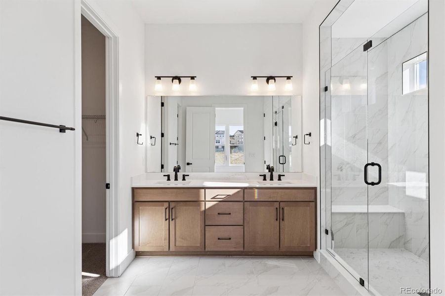 Furnished interior view inside a new home in , Littleton (Image 11).