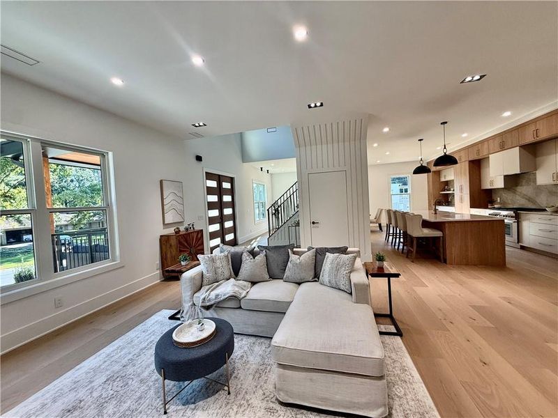 Furnished interior view inside a new home in , Dunwoody (Image 44).
