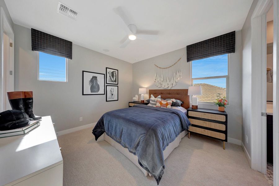 Representative furnished interior of a home built from the Slate by Mattamy Homes in Miravida, Surprise (Image 42).
