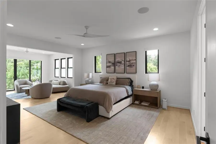 Furnished interior view inside a new home in , Atlanta (Image 48).