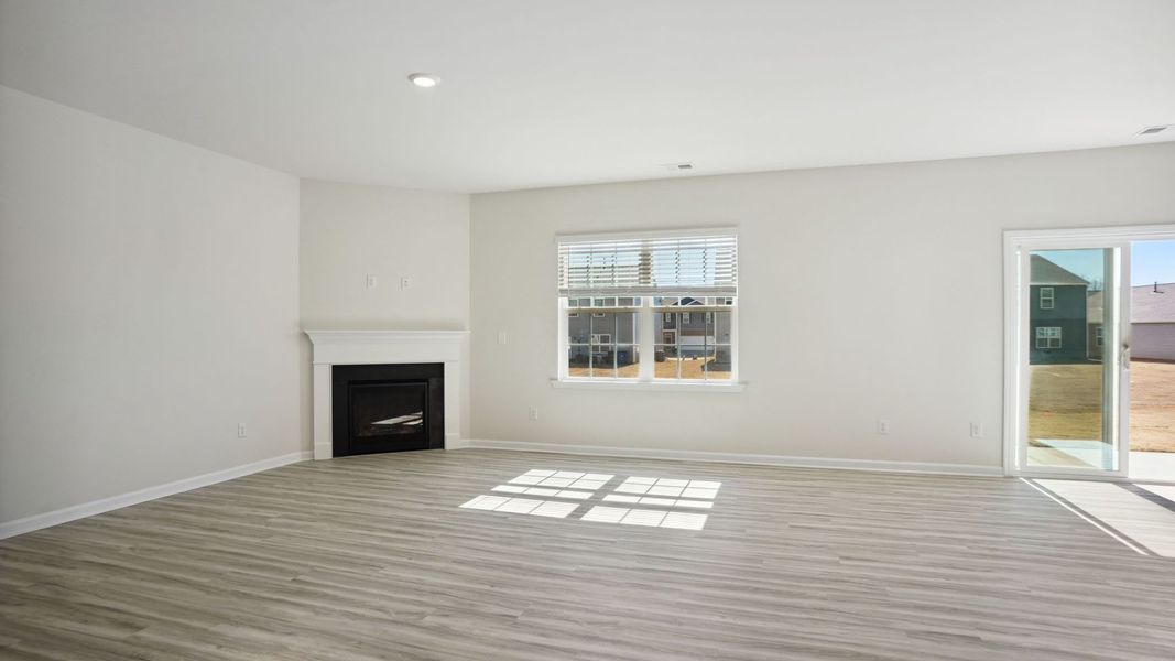Representative unfurnished interior of a home built from the Columbia by D.R. Horton in Granite Falls, Lancaster (Image 18). Representative unfurnished interior of a home built from the Columbia by D.R. Horton in Granite Falls, Lancaster (Image 18).