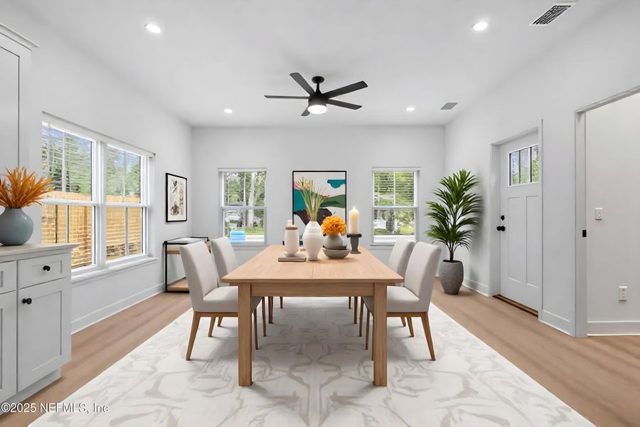 Furnished interior view inside a new home in , St. Augustine (Image 8). Furnished interior view inside a new home in , St. Augustine (Image 8).