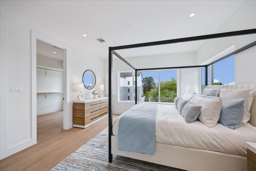 Furnished interior view inside a new home in , Houston (Image 20).