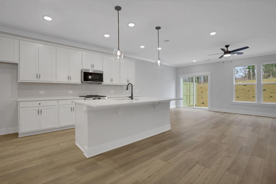 Furnished interior view inside a new home in Villas at Dawsonville Townhomes, Dawsonville (Image 8).