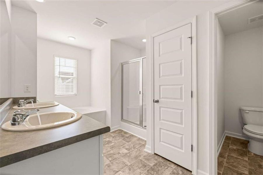 Furnished interior view inside a new home in The Preserve at Agricultural Village, Perry (Image 5).