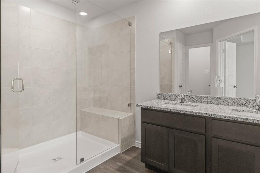 Furnished interior view inside a new home in Retreat at Fossil Creek, Fort Worth (Image 5).