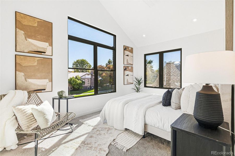Furnished interior view inside a new home in , Denver (Image 15).
