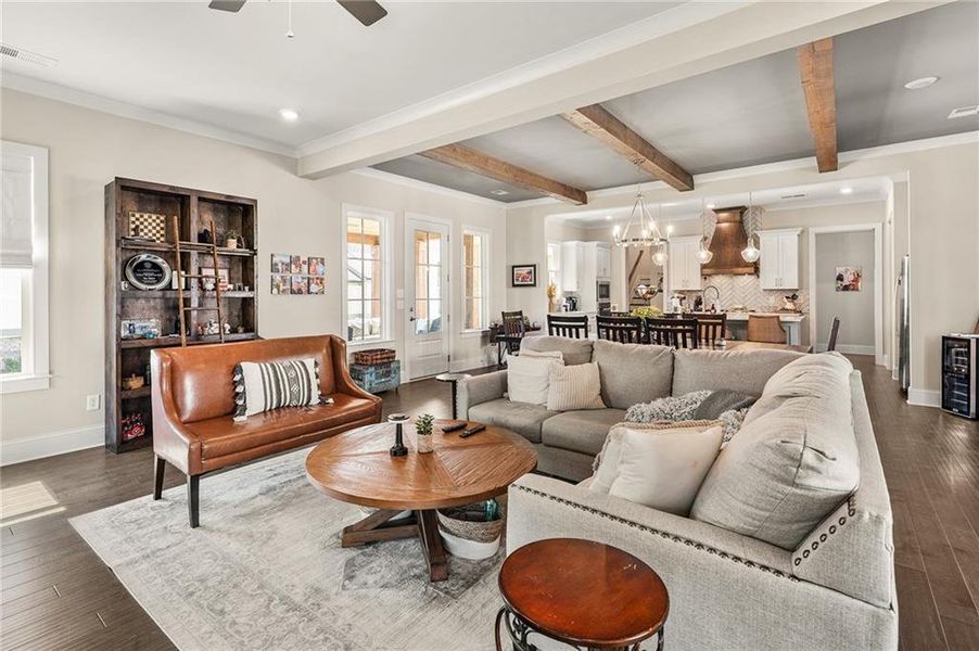 Furnished interior view inside a new home in , Watkinsville (Image 6).