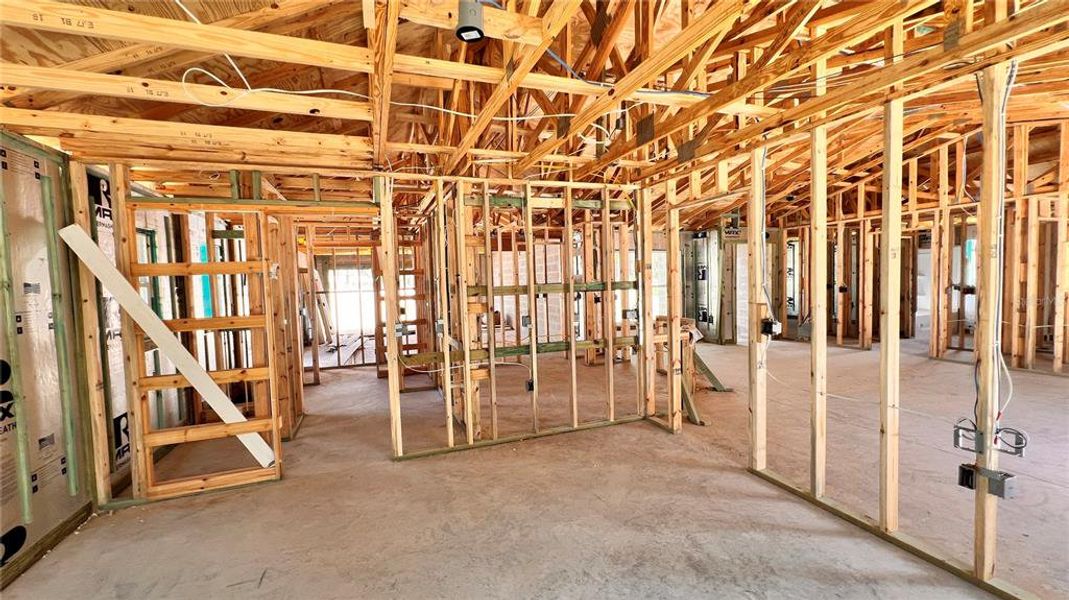 In-progress construction of a new home in , Brooksville, FL (Image 3).