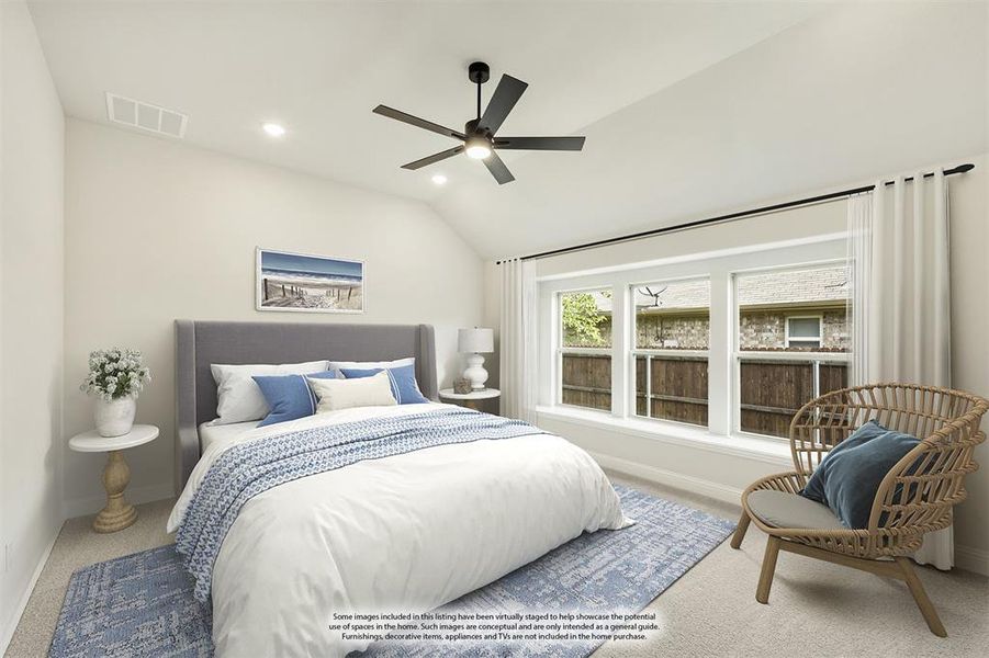 Furnished interior view inside a new home in Sunset Ridge, Alvarado (Image 12).