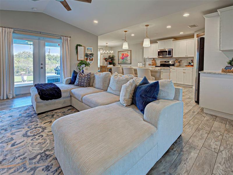 Furnished interior view inside a new home in , Port Charlotte (Image 18). Furnished interior view inside a new home in , Port Charlotte (Image 18).