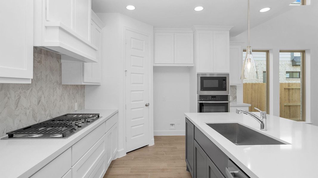 Furnished interior view inside a new home in Grange 50', Katy (Image 5). Furnished interior view inside a new home in Grange 50', Katy (Image 5).