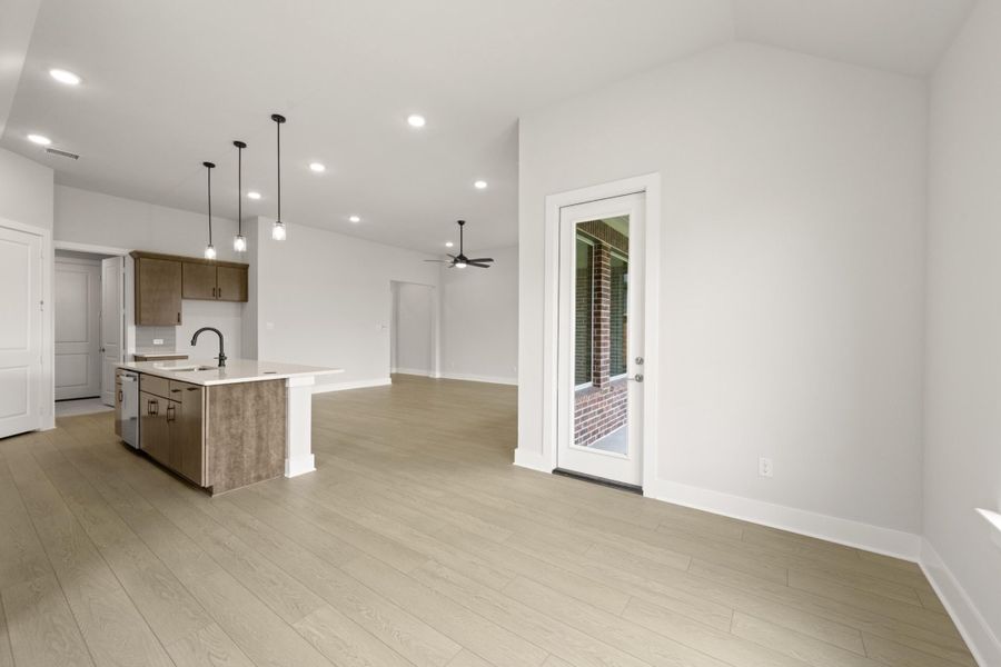 Spacious, unfurnished interior of a new home in Inspiration Collection at Bridgewater, Midlothian (Image 13).