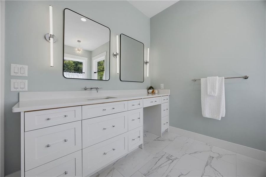 Furnished interior view inside a new home in , Sugar Hill (Image 52).