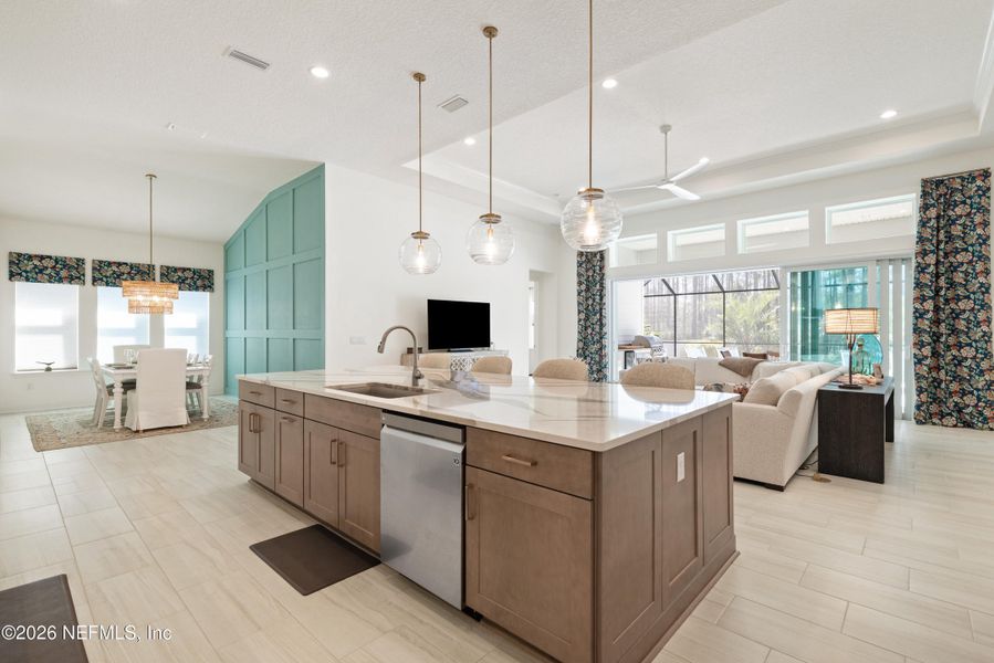 Furnished interior view inside a new home in , Ponte Vedra (Image 6).