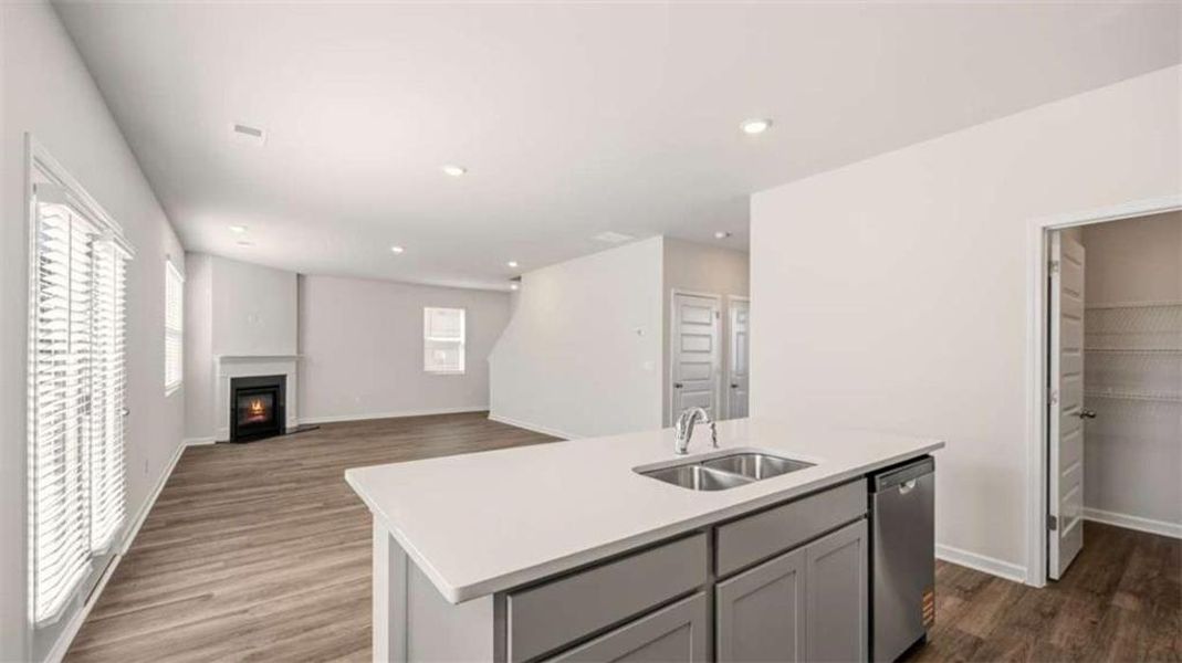 Furnished interior view inside a new home in , Locust Grove (Image 11).