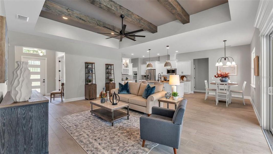 Furnished interior view inside a new home in , Lakeland (Image 47).